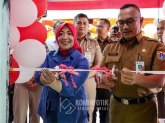 Foto: Suprayogie meresmikan Koperasi Kelurahan Merah Putih (KKMP) di Kelurahan Cempaka Baru, Kecamatan Kemayoran, Jakarta Pusat, Selasa (27/1/26)