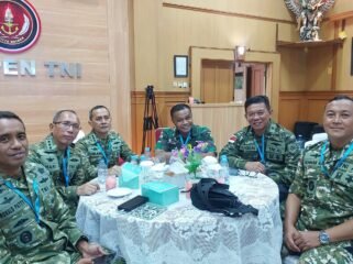 Foto: Kadispen Kodaeral IV Batam Hadiri Rakornispen TNI 2026 di Mabes TNI Cilangkap