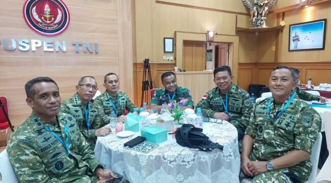 Foto: Kadispen Kodaeral IV Batam Hadiri Rakornispen TNI 2026 di Mabes TNI Cilangkap