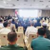 Foto: Suasana silaturahmi dan buka puasa bersama yang digelar Badan Cadangan Nasional (Bacadnas) Kementerian Pertahanan RI bersama pimpinan organisasi masyarakat (Ormas) Bela Negara di Aula Bela Negara, Gedung R. Suprapto, Ditjen Potensi Pertahanan Kemhan RI, Jakarta, Selasa (10/3/2026)