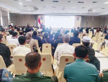 Foto: Suasana silaturahmi dan buka puasa bersama yang digelar Badan Cadangan Nasional (Bacadnas) Kementerian Pertahanan RI bersama pimpinan organisasi masyarakat (Ormas) Bela Negara di Aula Bela Negara, Gedung R. Suprapto, Ditjen Potensi Pertahanan Kemhan RI, Jakarta, Selasa (10/3/2026)