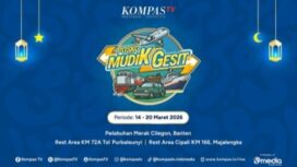 Foto Menyambut arus mudik 
‎Lebaran 2026, Kompas TV menghadirkan program Posko Mudik Gesit, sebuah layanan istirahat bagi para pemudik yang melintas di sejumlah jalur strategis.
