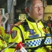 Foto: Kombes Pol. Komarudin Dirlantas Polda Metro Jaya di Bundaran HI, Jumat dini hari (20/3/2026). (Dok-suarasurabaya.net/Lea Citra Santi Baneza)