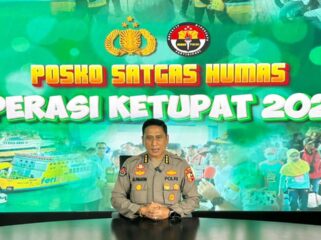 Foto : Kepolisian Negara Republik Indonesia melalui Satuan Tugas Humas Operasi Ketupat 2026 menyampaikan update situasi kamtibmas pada hari ke-13 pelaksanaan operasi.