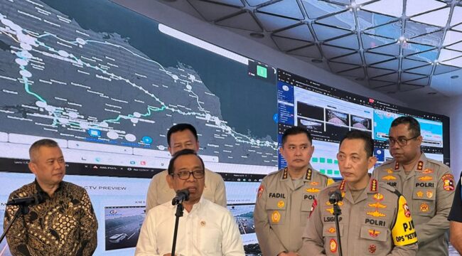 Foto : Menteri Perhubungan Dudy Purwagandhi mengimbau masyarakat untuk menghindari penumpukan arus balik pada 28 dan 29 Maret 2026 dengan memanfaatkan kebijakan Work From Anywhere (WFA) serta diskon tarif tol.