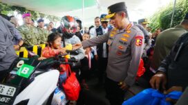 Foto : Kapolri Listyo Sigit Prabowo menyampaikan bahwa angka kecelakaan lalu lintas selama arus mudik dan balik Lebaran 2026 mengalami penurunan signifikan sebesar 7,8 persen dibandingkan tahun sebelumnya.