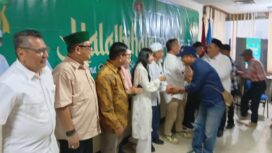 Foto : Halalbihalal Persatuan Wartawan Indonesia (PWI) Jaya yang digelar pada Senin (30/3/2026) di Gedung Prasada Sasana Karya, Petojo, Jakarta Pusat, berlangsung meriah dan dipenuhi ratusan anggota serta undangan dari berbagai unsur organisasi pers.