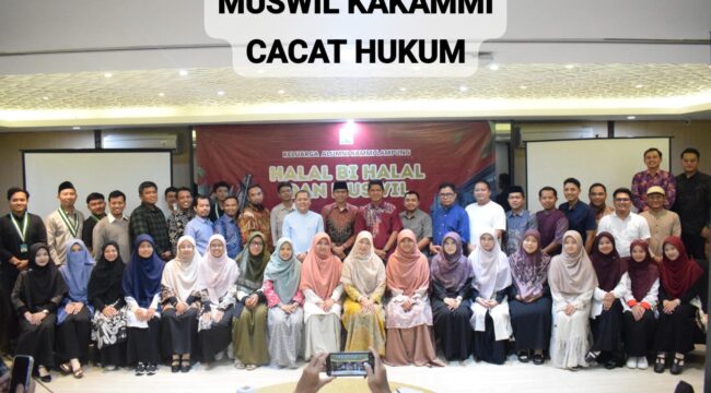 Foto : Terpilihnya Beny Sangjaya, S.E., M.E., Akt sebagai Ketua Umum Keluarga Alumni KAMMI (KA KAMMI) Lampung dalam Musyawarah Wilayah (Muswil) yang digelar di Hotel & Resort Emersia, Bandar Lampung, pada Minggu (19/4/2026).