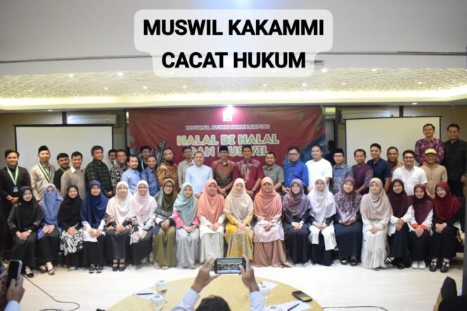 
					Foto : Terpilihnya Beny Sangjaya, S.E., M.E., Akt sebagai Ketua Umum Keluarga Alumni KAMMI (KA KAMMI) Lampung dalam Musyawarah Wilayah (Muswil) yang digelar di Hotel & Resort Emersia, Bandar Lampung, pada Minggu (19/4/2026).