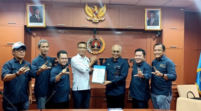  Foto : Lampung resmi menjadi tuan rumah Hari Pers Nasional (HPN) dan Pekan Olahraga Wartawan Nasional (Porwanas) Tahun 2027.
