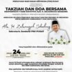  Foto : Persatuan Wartawan Indonesia (PWI) Pusat akan menggelar takziah dan doa bersama untuk memperingati tujuh hari wafatnya almarhum Zulmansyah Sekedang, yang semasa hidupnya menjabat sebagai Sekretaris Jenderal PWI Pusat.
