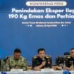 Foto : Bea Cukai Jakarta menggagalkan upaya penyelundupan emas ke luar negeri melalui Bandara Halim Perdanakusuma pada Senin (27/4),