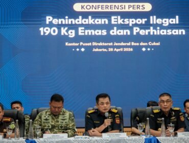 Foto : Bea Cukai Jakarta menggagalkan upaya penyelundupan emas ke luar negeri melalui Bandara Halim Perdanakusuma pada Senin (27/4),