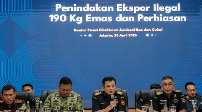 Foto : Bea Cukai Jakarta menggagalkan upaya penyelundupan emas ke luar negeri melalui Bandara Halim Perdanakusuma pada Senin (27/4),