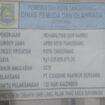 Foto: Papan Proyek Rehabilitasi GOR Nambo Jaya Disorot