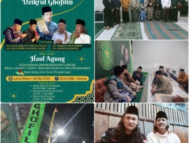 Foto : Kegiatan rutin Dzikrul Ghofilin kembali digelar dengan penuh khidmat di Kendung Gang 1F, Surabaya Barat, pada Kamis Pahing, 30 April 2026.