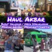 Foto : Dusun Pengalangan, Kecamatan Menganti, Kabupaten Gresik dipenuhi ribuan jamaah pada Jumat (8/5/2026) dalam pelaksanaan Haul Agung Buyut Djalaludin. 