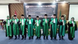 Foto  : Pengadilan Tinggi Agama Jakarta melaksanakan pelantikan tiga Hakim Tinggi serta pengambilan sumpah jabatan dan pelantikan Ketua Pengadilan Agama se-wilayah hukum DKI Jakarta pada Rabu (20/5/2026).
