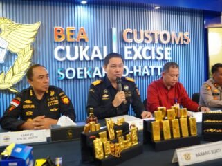  Foto : Bea Cukai Soekarno-Hatta bersama Aviation Security (Avsec) berhasil menggagalkan 12 kasus pembawaan emas ilegal ke luar negeri selama periode April hingga Mei 2026.
