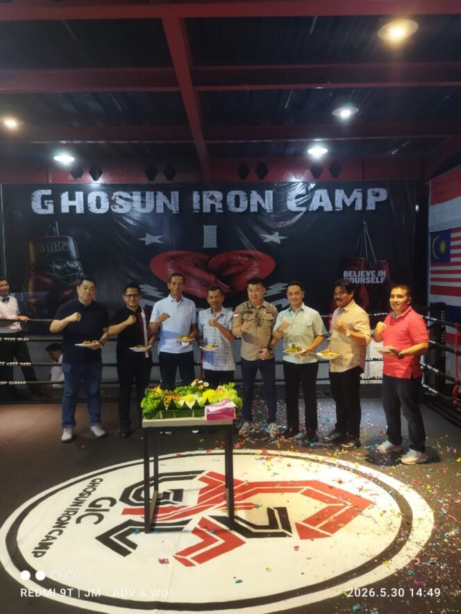 
					 Foto : Ghosun Iron Camp (GIC) resmi dibuka pada Sabtu (30/5/2026) di Jalan Burangkeng Setu No. 88, Burangkeng, Kecamatan Setu, Kabupaten Bekasi, Jawa Barat.