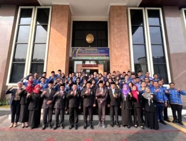 Foto : Pengadilan Agama Jakarta Pusat menggelar upacara peringatan Hari Lahir Pancasila Tahun 2026 di halaman kantor Pengadilan Agama Jakarta Pusat.