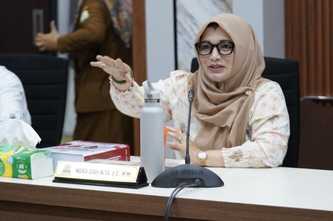 
					Foto:Anggota Dewan Perwakilan Rakyat Aceh (DPRA) dari Daerah Pemilihan (Dapil) 7 yang meliputi Langsa–Aceh Tamiang, Nora Idah Nita, mendesak pemerintah pusat untuk segera mempercepat realisasi pencairan.