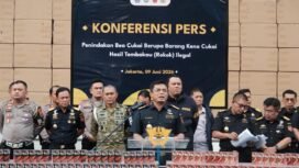 Foto : Bea Cukai berhasil mengungkap peredaran jutaan batang rokok ilegal yang diduga merupakan bagian dari jaringan distribusi lintas daerah.