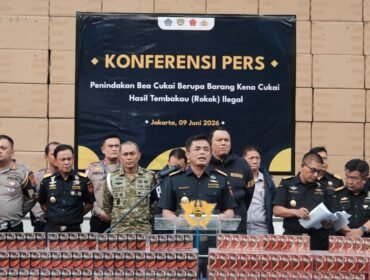Foto : Bea Cukai berhasil mengungkap peredaran jutaan batang rokok ilegal yang diduga merupakan bagian dari jaringan distribusi lintas daerah.