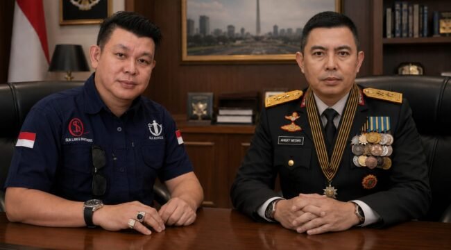 Foto : Menyambut Hari Ulang Tahun (HUT) ke-80 Bhayangkara, Irjen Pol Dr. Andry Wibowo, S.I.K., M.H., M.Si., menyampaikan refleksi mengenai pentingnya penguatan peran institusi kepolisian sebagai penegak hukum yang profesional.