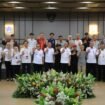 Foto: Perkuat Sinergi dengan Insan Media – Wali Kota Administrasi Jakarta Selatan Syafrin Liputo berfoto bersama jajaran Pemerintah Kota Administrasi Jakarta Selatan dan para insan media usai menggelar silaturahmi serta dialog di Ruang Pola Blok B/C Lantai III, Kantor Wali Kota Jakarta Selatan, Rabu (8/7/2026). 