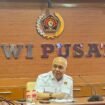 Foto : Persatuan Wartawan Indonesia (PWI) Pusat menyampaikan keprihatinan dan penyesalan atas pernyataan Advokat Hotman Paris Hutapea kepada wartawan saat memberikan keterangan kepada media di lingkungan Kejaksaan Agung.