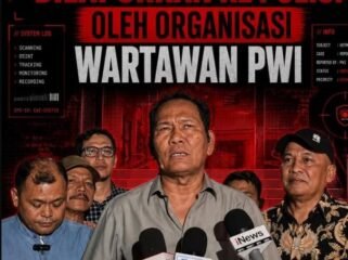 Foto : Persatuan Wartawan Indonesia (PWI) mengambil langkah hukum usai pernyataan 'lu punya otak nggak' yang dilontarkan Hotman Paris Hutapea saat konferensi pers. Hotman Paris kini dilaporkan ke Polda Metro Jaya atas pernyataannya yang dinilai merendahkan profesi jurnalis.
