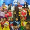 Foto : Suasana penuh keceriaan menyelimuti GOR Kecamatan Matraman, Jakarta Timur, saat ratusan anak usia dini mengikuti peringatan Hari Anak Nasional (HAN) 2026 yang digelar Komite Nasional Pencegahan Stunting (KNPS) Indonesia, Kamis (23/7/2026). 
