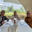 Foto  : Semangat #UntukPersatuanIndonesia menjadi landasan pertemuan Ketua Umum Persatuan Wartawan Indonesia (PWI) Pusat, Akhmad Munir, dengan Hotman Paris Hutapea yang dimediasi oleh Wakil Ketua DPR RI Sufmi Dasco Ahmad di Jakarta, Selasa (28/7).