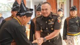 Foto: Komandan Korem (Danrem) 081/DSJ Kolonel Arm Untoro Hariyanto menghadiri rangkaian peringatan Hari Jadi ke-458 Kabupaten Madiun di Pendopo Ronggo Djoemeno, Caruban, Sabtu (18/7/2026).