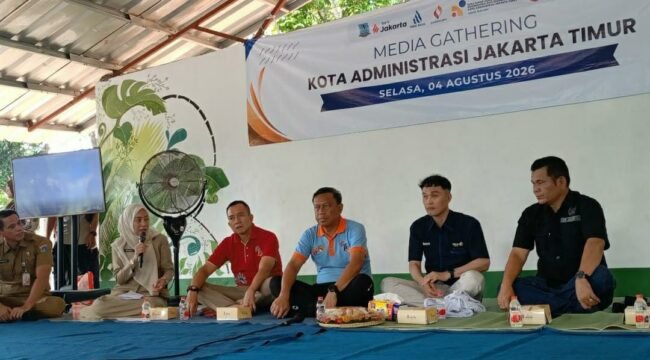 Foto : Pemerintah Kota Administrasi Jakarta Timur kembali memperkuat kemitraan dengan insan pers melalui kegiatan Media Gathering Pemkot Jakarta Timur yang digelar di Taman Cempaka, Jalan Rawa Lindung, RT 02/RW 04, Cilangkap, Kecamatan Cipayung, Jakarta Timur, Selasa (4/8/2026).