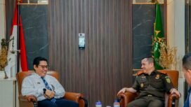 Foto : Ketua Pengadilan Agama (PA) Jakarta Pusat, Muhammad Aliyuddin, S.Ag., M.H., melakukan kunjungan silaturahmi ke sejumlah institusi penegak hukum di wilayah Jakarta Pusat, Senin (10/8/2026).