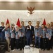 Foto : Bupati Lampung Selatan Radityo Egi Pratama menerima audiensi jajaran PWI Provinsi Lampung dan PWI Lampung Selatan di ruang kerja Bupati Lampung Selatan, Jumat (14/8/2026).