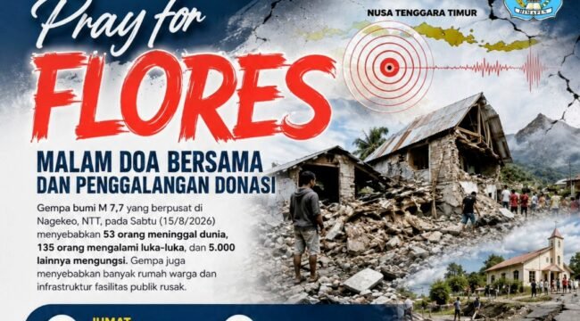  Foto:Bencana gempa bumi berkekuatan magnitudo 7,7 yang menguncang Kabupaten Nagekeo, Nusa Tenggara Timur (NTT), Sabtu, 15 Agustus, 2026 meluluhlantakkan kawasan tersebut.