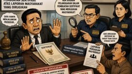 Foto : Persoalan pengurusan transaksi jual beli tanah di wilayah Bekasi kembali menjadi sorotan. Seorang klien melalui kuasa hukumnya, SUN LAW & PARTNERS, melayangkan somasi kepada seorang Notaris yang berkedudukan di Jakarta Utara.