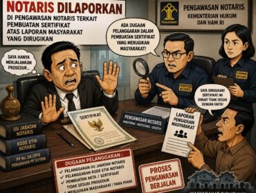 Foto : Persoalan pengurusan transaksi jual beli tanah di wilayah Bekasi kembali menjadi sorotan. Seorang klien melalui kuasa hukumnya, SUN LAW & PARTNERS, melayangkan somasi kepada seorang Notaris yang berkedudukan di Jakarta Utara.