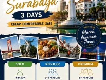 Foto:Wisatawan yang ingin menjelajahi Kota Surabaya dengan perjalanan yang lebih nyaman, aman, personal, dan fleksibel kini memiliki pilihan melalui layanan Private Tour Guide Surabaya.
