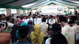 Foto:Muktamar ke-35 Nahdlatul Ulama (NU) resmi dibuka Kamis (27/8/2026) pukul 15.00 WIB. Pembukaan digelar di Lapangan Untung Suropati, kawasan Pondok Pesantren Bahrul Ulum Tambakberas, Jombang, Jawa Timur.