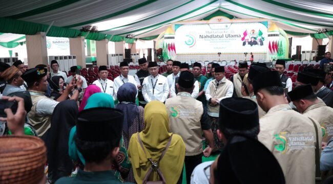 Foto:Muktamar ke-35 Nahdlatul Ulama (NU) resmi dibuka Kamis (27/8/2026) pukul 15.00 WIB. Pembukaan digelar di Lapangan Untung Suropati, kawasan Pondok Pesantren Bahrul Ulum Tambakberas, Jombang, Jawa Timur.