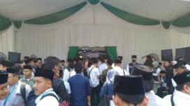  Foto:Pelaksanaan rapat pleno atau sidang pleno Muktamar ke-35 Nahdlatul Ulama (NU), Jumat (28/8/2026), di Gedung Serba Guna Pondok Pesantren Bahrul Ulum, Jombang.