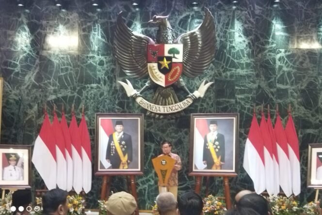 
					Foto:Gubernur DKI Jakarta Pramono Anung mengajak insan pers terus mengawal perjalanan pembangunan Jakarta menuju usia lima abad. Pers dinilai memiliki posisi strategis dalam merekam sejarah, menyampaikan kondisi masyarakat, sekaligus menjadi mitra kritis pemerintah.
