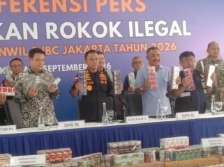 Foto:Direktorat Jenderal Bea Cukai (DJBC) melalui Kantor Wilayah Jakarta melakukan penindakan terhadap rokok ilegal di wilayah kerja Kanwil Bea Cukai Jakarta. Hasilnya sebanyak 10.067.000 batang rokok ilegal berhasil ditindak.