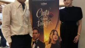 Foto: Lagu dan official music video “Cinta di Ujung Takdir” karya Aip Muhamad resmi diluncurkan pada Kamis (17/9/2026) di Cinepolis Kalibata City Square, Jakarta.