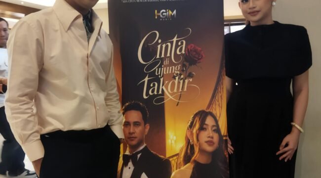 Foto: Lagu dan official music video “Cinta di Ujung Takdir” karya Aip Muhamad resmi diluncurkan pada Kamis (17/9/2026) di Cinepolis Kalibata City Square, Jakarta.