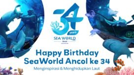 Foto: Sea World Ancol merayakan hari ulang tahun (HUT) ke-34 dengan mengusung semangat “Menginspirasi dan Menghidupkan Laut”.
